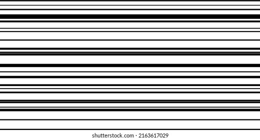 Random horizontal lines, stripes vector pattern background and texture. Horizontal streaks, strips backdrop