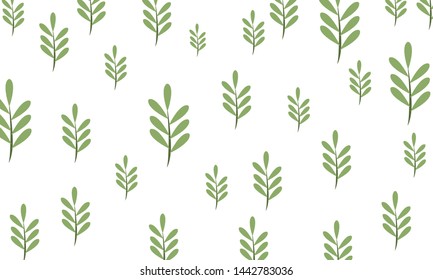 Watercolor Set Green Leaves Hand Drawn Stock Illustration 1937846590 ...