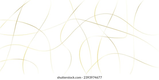 Random line pattern background. Decorative pattern with tangled curved lines. Random chaotic lines abstract geometric pattern vector background.