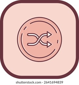 Random Line vector Icon Design