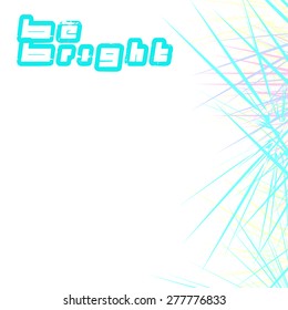 Random lines abstract colorful background. Modern, minimal, contemporary  graphics with space for the text. Turquoise, purple pastel colors. Companions are in the gallery. Vector Illustration EPS10.