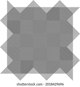 Random lines grid, mesh. Matrix, grille, grating abstract lines element