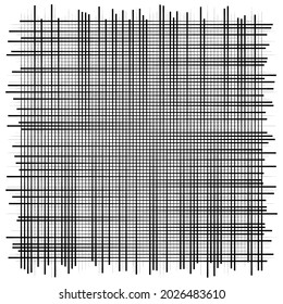 Random-Linien-Gitter, Mesh. Matrix-, Gitter-, Grattierungs-, abstrakte Linien-Element