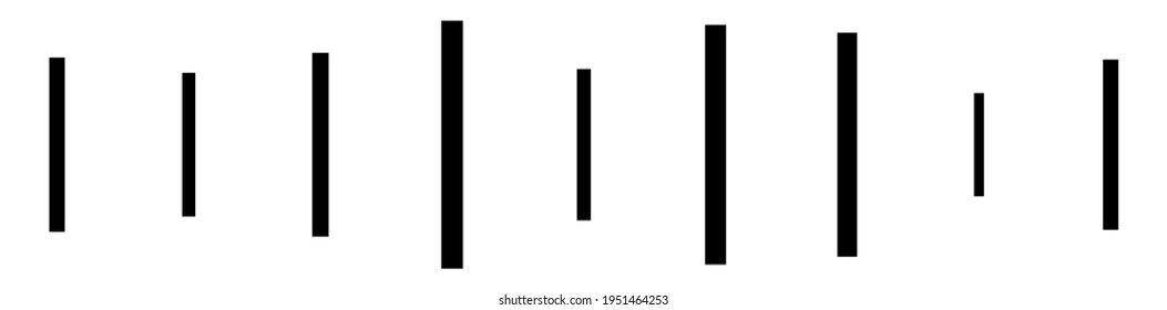 Random lines, stripes basic geometric vector illustration