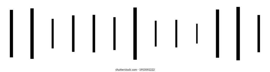 Random lines, stripes basic geometric vector illustration