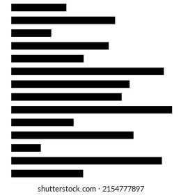 Random lines, stripes vector element