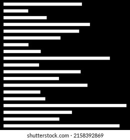 Random lines, stripes vector element