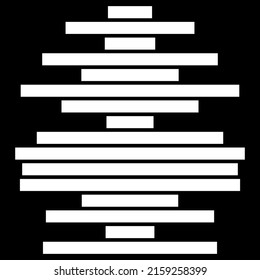 Random lines, stripes vector element