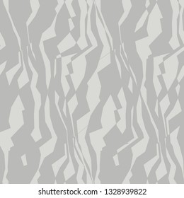 Random lines and waves seamless pattern. Chaotic angles and monochrome lines. Simple vertical grey vector backdrop. Marble texture, background, textile, wallpaper, wrapping paper illustration