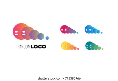 Random Logo. Property estate or tech modern symbol. Vector and JPEG included
