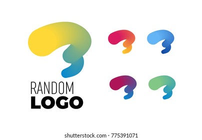 Random Logo. Property estate or tech modern symbol. Vector and JPEG included