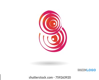 Random Logo. Vector