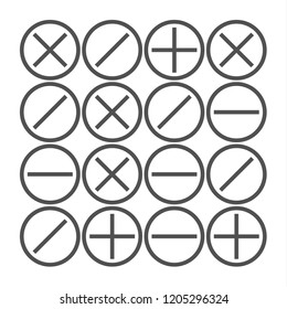 random of math sign icon gray on white background