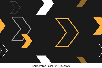 Random minimalist arrow illustration vector for background, logo, card, banner, web and printing.