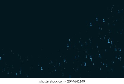 Random minimalist number one illustration vector for background, card, banner, web and printing.
