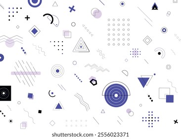 random modern geometrics collection graphic resources abstract shapes