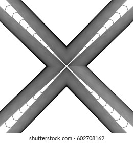 Random monochrome glitchy, rough texture, pattern. Geometric chaotic illustration