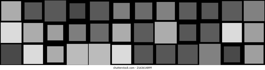 Random mosaic square tiles seamless, repeatable cubism pattern, texture and backdrop