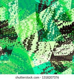 Random multicolor spots. Abstract art seamless pattern. Creative background. Joyful, exotic wallpaper background for clothes, and other design.