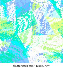 Random multicolor spots. Abstract art seamless pattern. Creative background. Joyful, exotic wallpaper background for clothes, and other design.