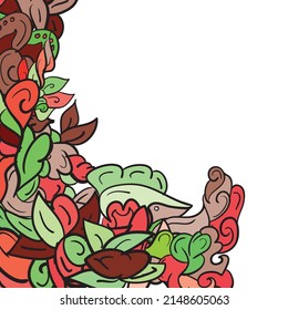 random ornament fall illustration vector nature