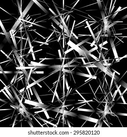 Random, overlapping lines. artistic abstract vector background.