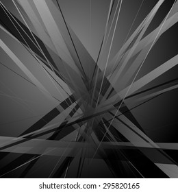 Random, overlapping lines. artistic abstract vector background.