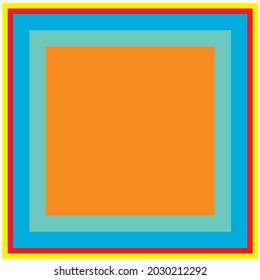 Random overlapping squares pattern, background design element