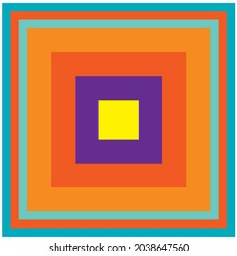 Random overlapping squares pattern, background design element