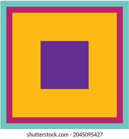 Random overlapping squares pattern, background design element