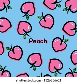 Random peach on the sky