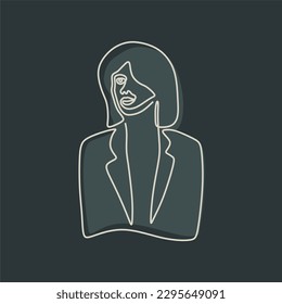 personas aleatorias línea vector de arte con color vintage