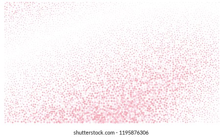 random pink color. circle dots gradient halftone 