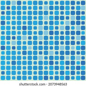 Un fondo aleatorio colocado en varios tonos azules y sombreados sobre un fondo azul mucho más pálido