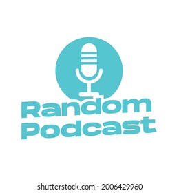 Random Podcast Logo Famous Design Eps