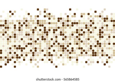 Random rectangles background with coffee color.