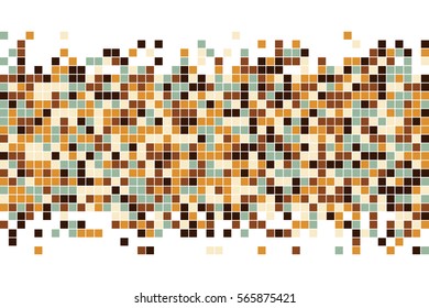 Random rectangles background with coffee color.