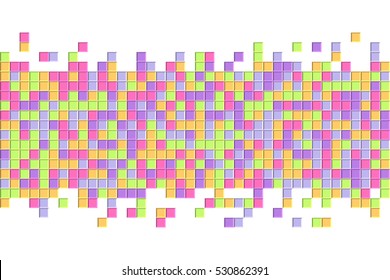 Random rectangles. Vector background.