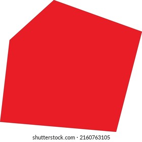Random red figure in vector