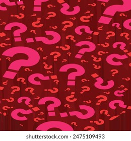 Random red Vector question mark for background