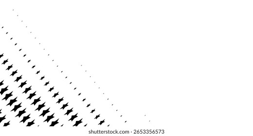 Zufällige verstreute Punkte, abstrakter schwarz-weißer Hintergrund. Nahtloses Vektormuster. Schwarz-weißes Tupfenmuster. Feier Konfetti Hintergrund.
