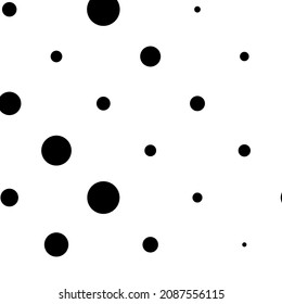 Random, scattered dots, circles. Dotted, spots background, texture, backdrop and pattern. Stipple, stippling effect. Pointillist, pointillism polka dots element