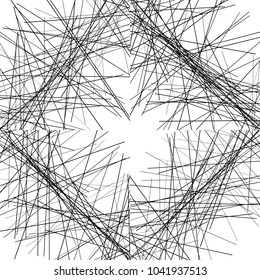 Random scattered lines. Set of 4 version