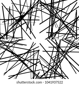 Random scattered lines. Set of 4 version