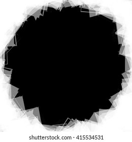 Random scattered shapes. Can be used as a frame or background for your photos / designs
