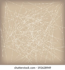 Random scratches in vector format. Abstract background or design element.