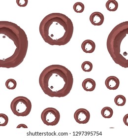 Random Seamless Pattern with figure Dark moderate red color. For design, textile, pattern fills, box, posters, cards, web page background etc. Pattern under the mask. Vector.