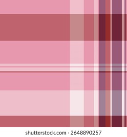 Zufällige nahtlose Textilien, Tätersall überprüfen Vektor Textur. Zeigen Sie kariertes Muster Tartan Hintergrund in rot und hellen Farben Palette.