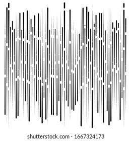 random segmented lines pattern. dynamic dashed, irregular stripes. abstract geometric design