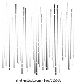 random segmented lines pattern. dynamic dashed, irregular stripes. abstract geometric design